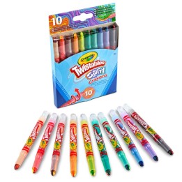 Crayola® SWIRL Mini Twistable Crayons, 10 Count