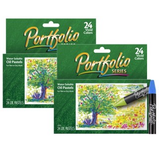 Crayola® Portfolio Series Oil Pastels 24 Per Box, 2 Boxes
