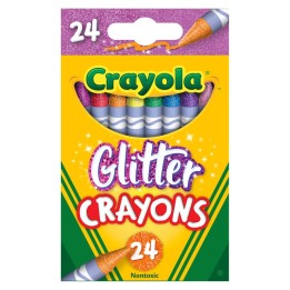 Crayola® Glitter Crayons, 24 Colors