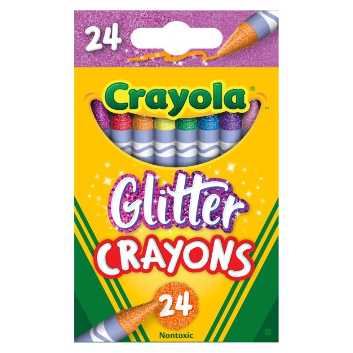 Crayola® Glitter Crayons, 24 Colors