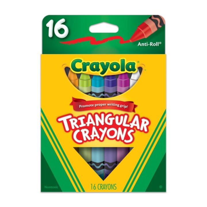 Crayola® Triangular Crayons, 16 Count