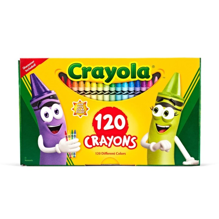 Crayola® Crayons, Regular Size, Pack of 120