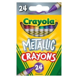 Crayola® Metallic Crayons, 24 Colors