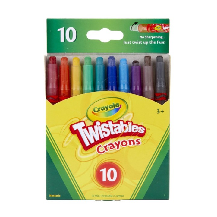 Crayola® Mini Twistables Crayons, Pack of 10