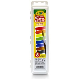Crayola® Education Oval Pans Watercolors Set, 8 Count