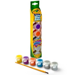 Crayola® Washable Kids' Paint Pots, Glitter Effects, 6 Count