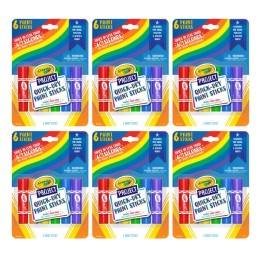Crayola® Project™ Quick-Dry Paint Sticks, 6 Per Pack, 6 Packs