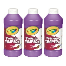 Crayola® Premier Tempera Paint, 16 oz, Violet, Pack of 3