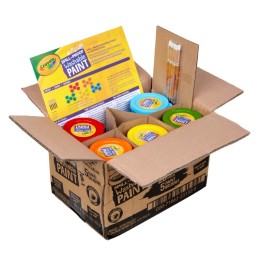 Crayola® Spill Proof Washable Paints, 40mg, Assorted, 25 Jars