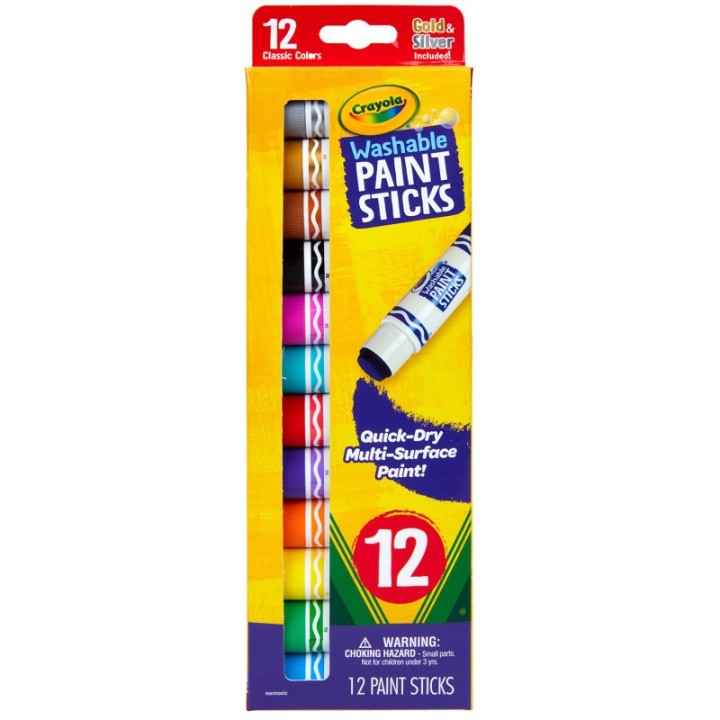 Crayola® 12ct Washable Paint Sticks
