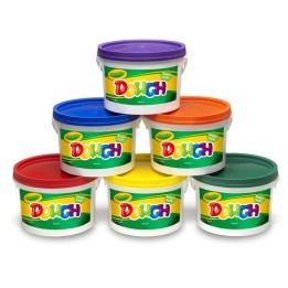 Crayola® Dough Set, 3lb Resealable Buckets, Set of 6