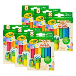 Crayola® Modeling Clay Classic Colors, 8 Per Pack, 6 Packs