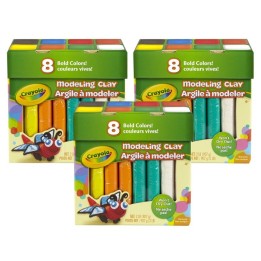 Crayola® Modeling Clay, 2 lb. Jumbo Assortment, 8 Colors Per Box, 3 Boxes