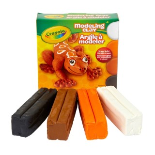 Crayola® Modeling Clay, 1 lb. Assortment, Black/White/Orange/Brown