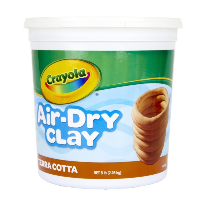 Crayola® Air-Dry Clay, 5 lb. Tub, Terra Cotta