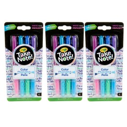 Crayola® Take Note! Dual Ended Color Changing Pens, 4 Per Pack, 3 Packs