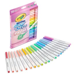 Crayola® Supertip Markers, Pastel, 20 Count