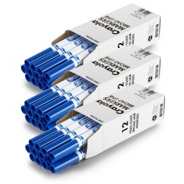 Crayola® Bulk Markers, Conical Tip, Blue, 12 Per Pack, 3 Packs