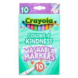 Crayola® Colors of Kindness Fine Line Washable Markers, 10 Count