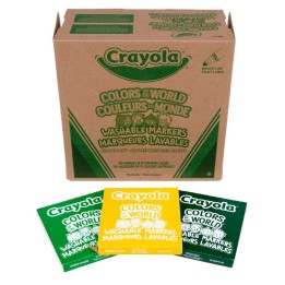 Crayola® Colors of the World Washable Markers Classpack, 240 Markers