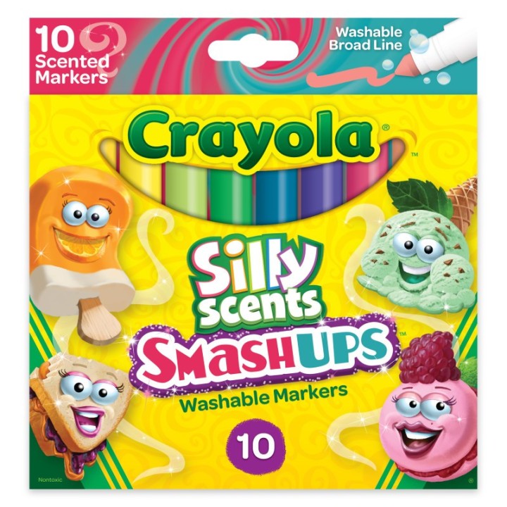 Crayola® Silly Scents™ Smash Ups Broad Line Washable Scented Markers, 10 Count