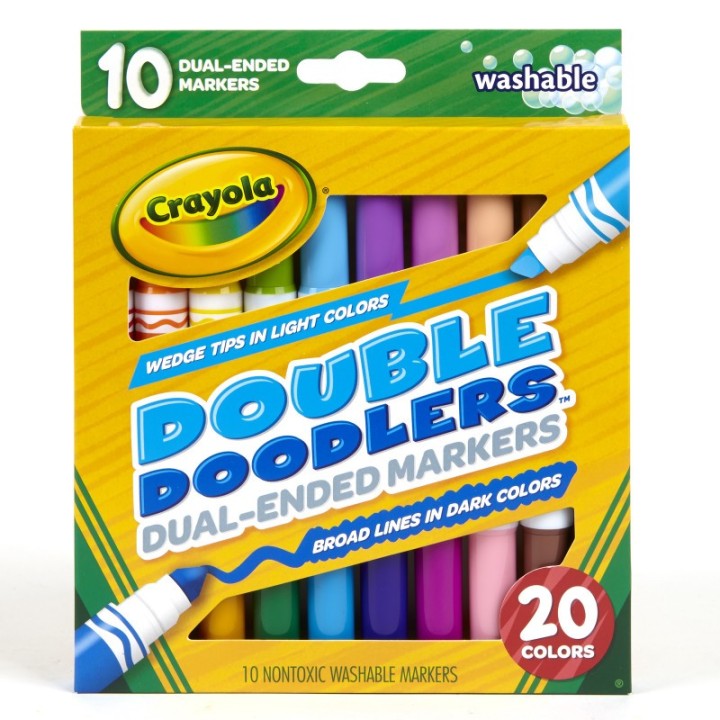 Crayola® Dual-Ended Washable Double Doodlers Markers, Pack of 10
