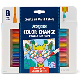 Crayola® Doodle & Draw Color Change Doodle Marker, 8 Count