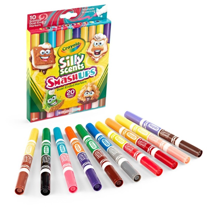 Crayola® Silly Scents Smash Ups Dual-Ended Washable Markers, 10 Count