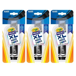 Crayola® Project XL Poster Marker, Black, Single, Pack of 3