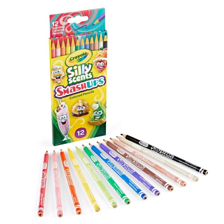 Crayola® Silly Scents Smash Ups Colored Pencils, 12 Count