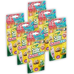 Crayola® Silly Scents Smash Ups Colored Pencils, 12 Per Pack, 6 Packs