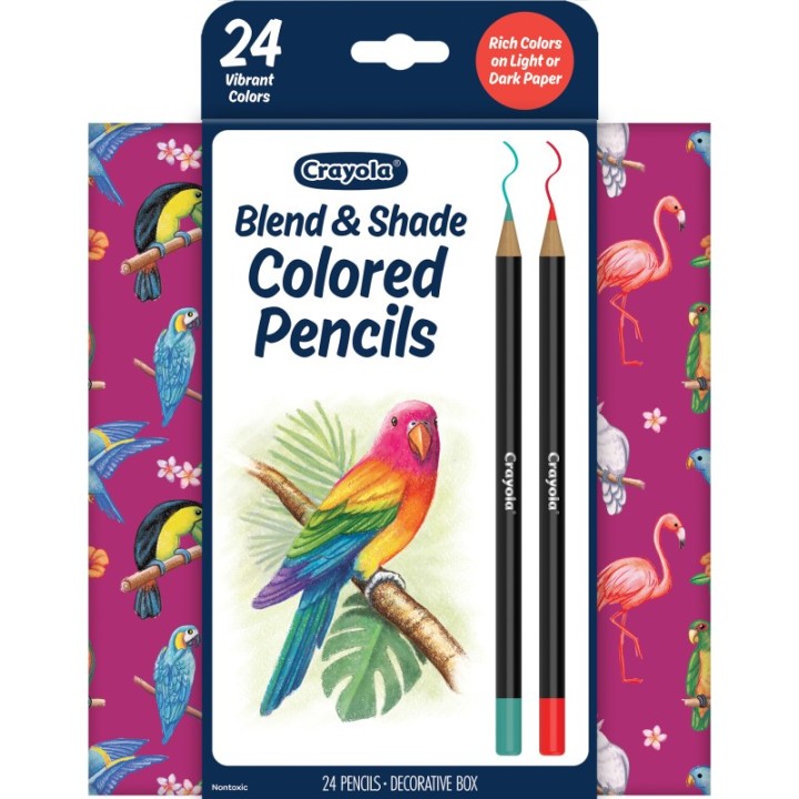 Crayola® Blend & Shade Colored Pencils, Pack of 24