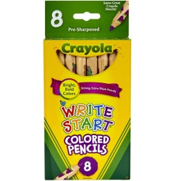 Crayola® Write Start® Colored Pencils, 8 Colors