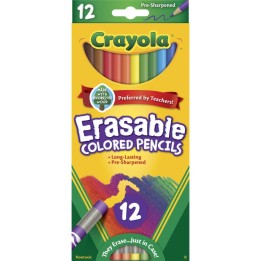 Crayola® Erasable Colored Pencils, 12 Count