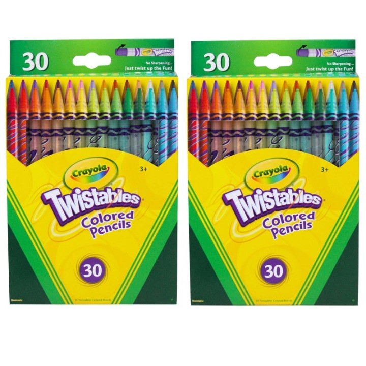 Crayola® Twistables® Colored Pencils 30 Per Box, 2 Boxes