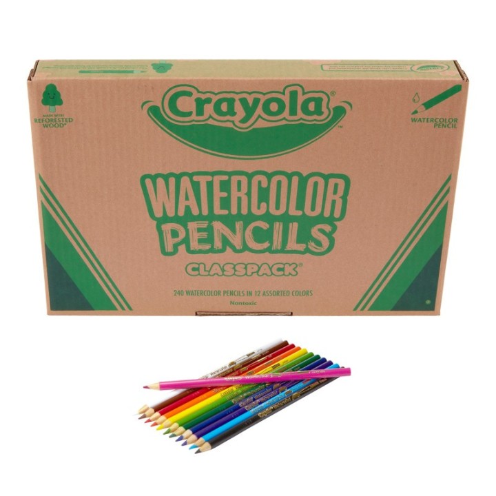 Crayola® Watercolor Colored Pencils Classpack®, 240 Pencils