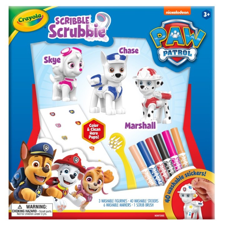 Crayola® Scribble Scrubbie Paw Patrol 3 Count Deluxe Set