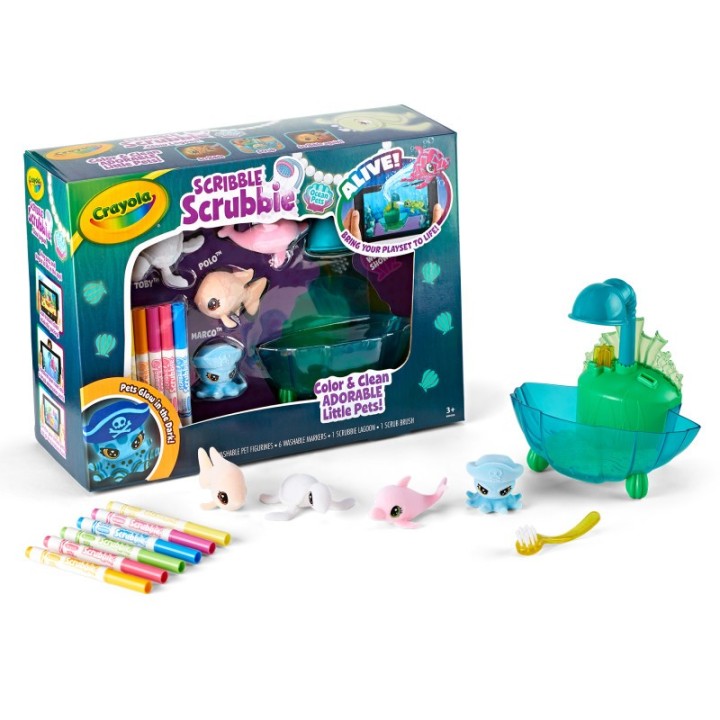 Crayola® Scribble Scrubbie Ocean Pets Glow Lagoon
