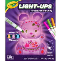 Crayola® Light-Ups Recolorable Bunny with Markers