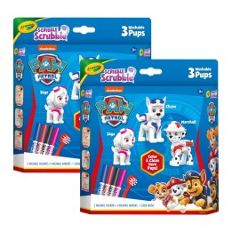 Crayola® Scribble Scrubbie Paw Patrol, 3 Per Set, 2 Sets