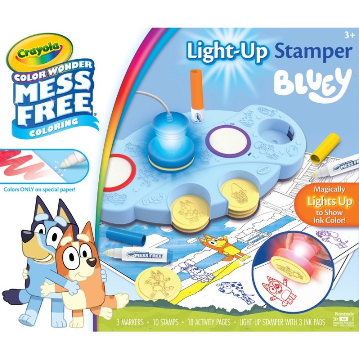 Crayola® Magic Light-Up Stamper, Bluey