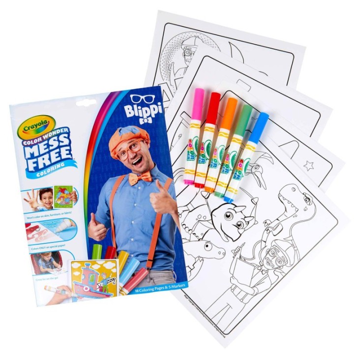 Crayola® Color Wonder® Coloring Pad & Markers, Blippi