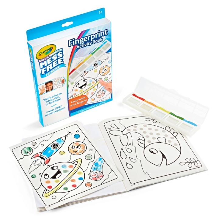 Crayola® Color Wonder® Fingerprint Activity Book