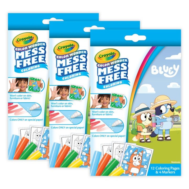 Crayola® Color Wonder Mini Box Set, Bluey, 3 Sets