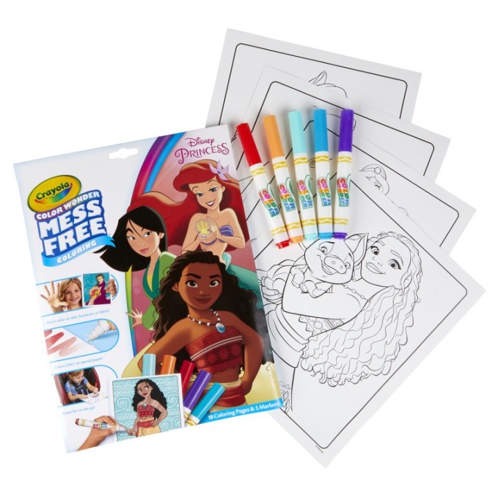 Crayola® Color Wonder Mess Free Coloring Pad & Markers, Princess