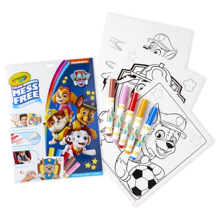 Crayola® Color Wonder® Coloring Pad & Markers, Paw Patrol