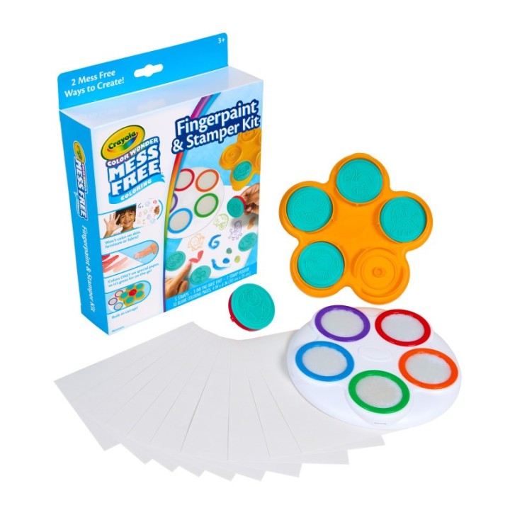 Crayola® Color Wonder Fingerpaint Stamper Kit