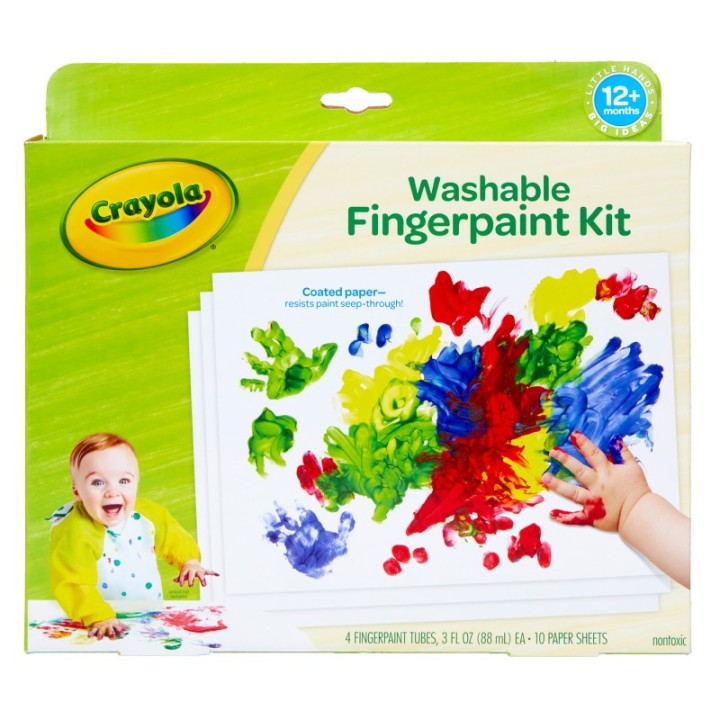 Crayola® Washable Fingerpaint Kit