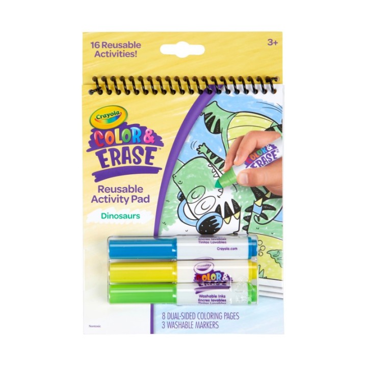 Crayola® Color & Erase Reusable Activity Pad, Dinosaurs