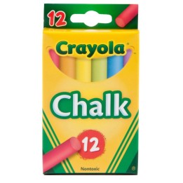 Crayola® Multi-Colored Children's Chalk, 12 Count